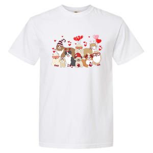 Dog Valentine Day Garment-Dyed Heavyweight T-Shirt