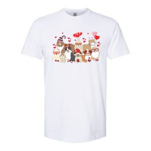 Dog Valentine Day Softstyle CVC T-Shirt