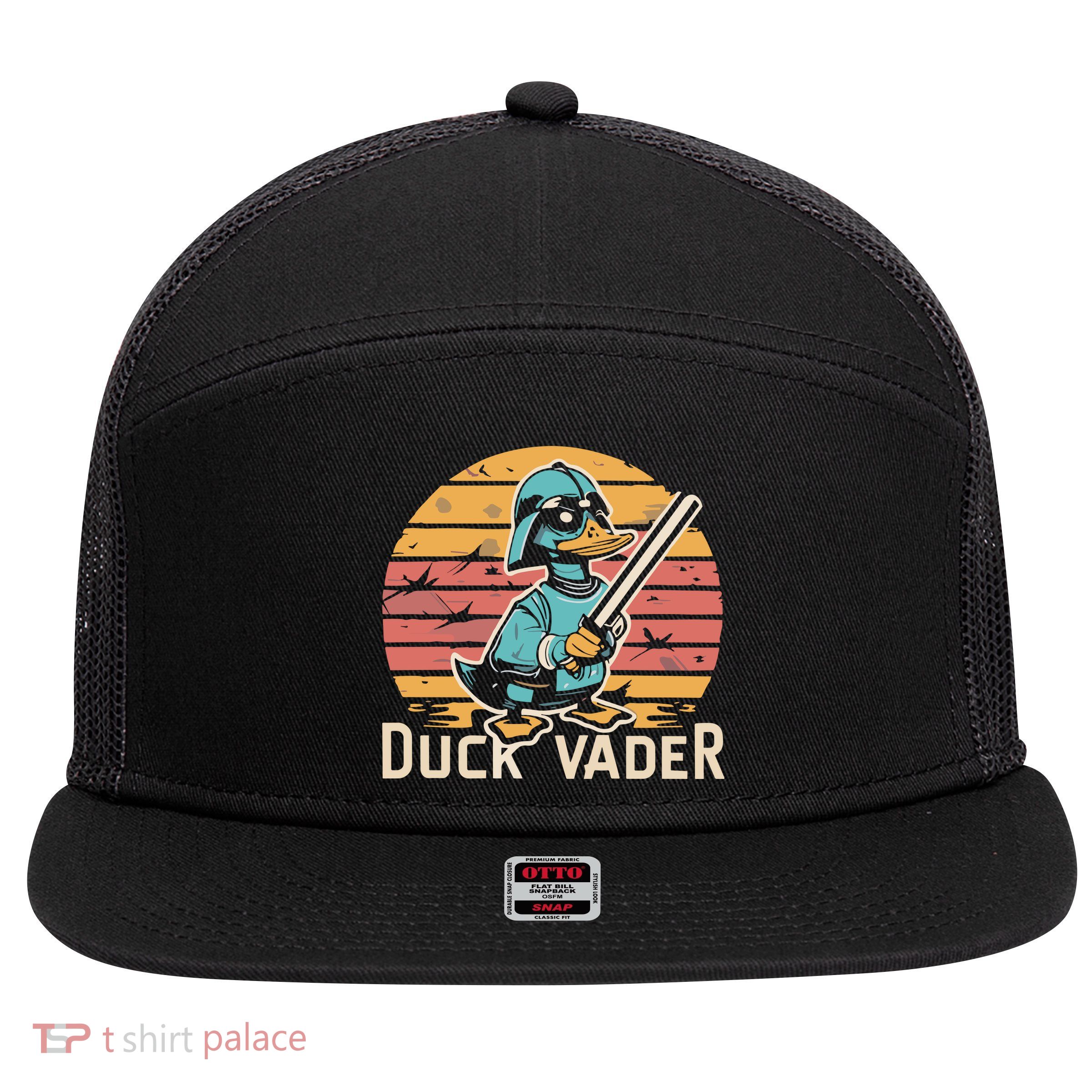 Duck Vader 7 Panel Mesh Trucker Snapback Hat