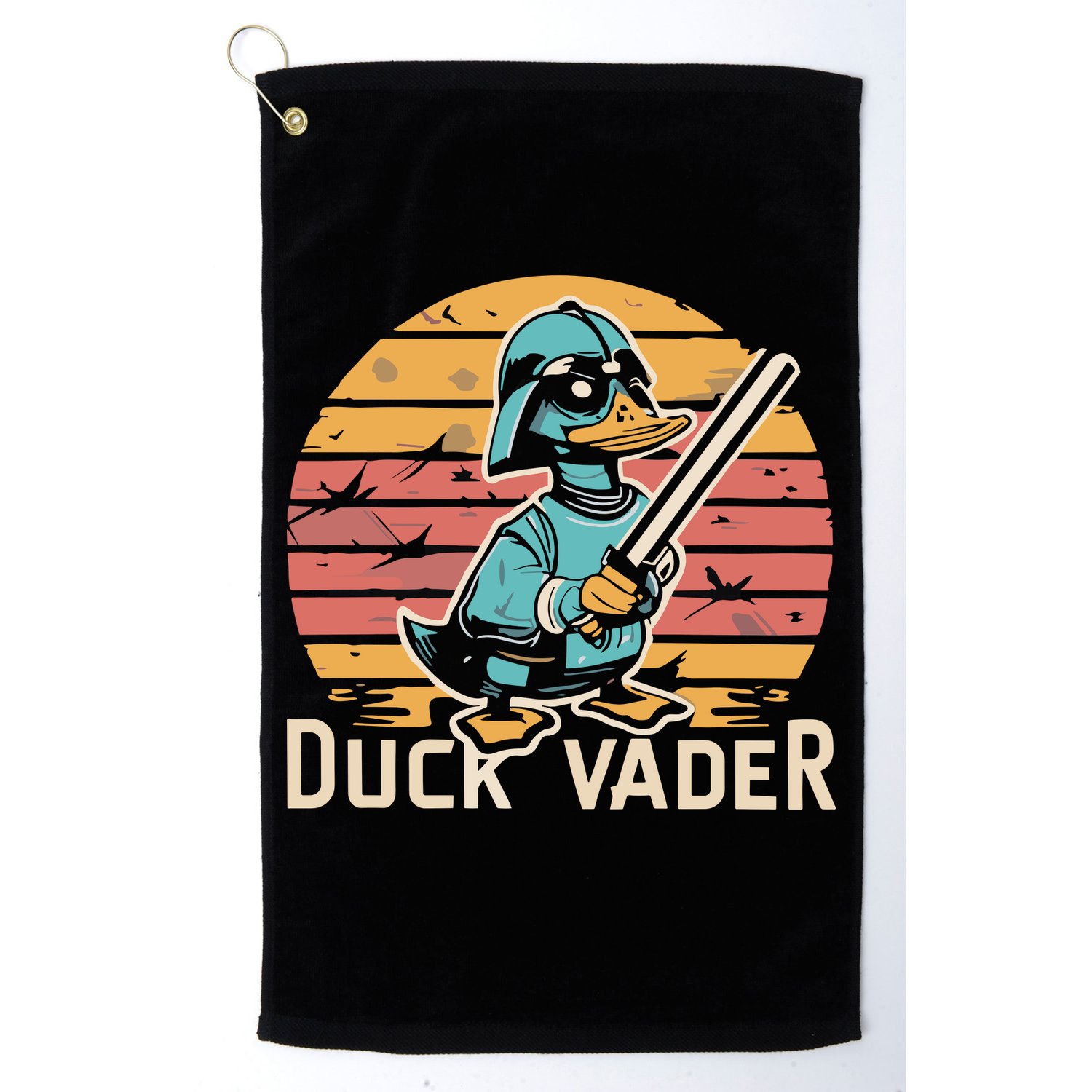 Duck Vader Golf Towel