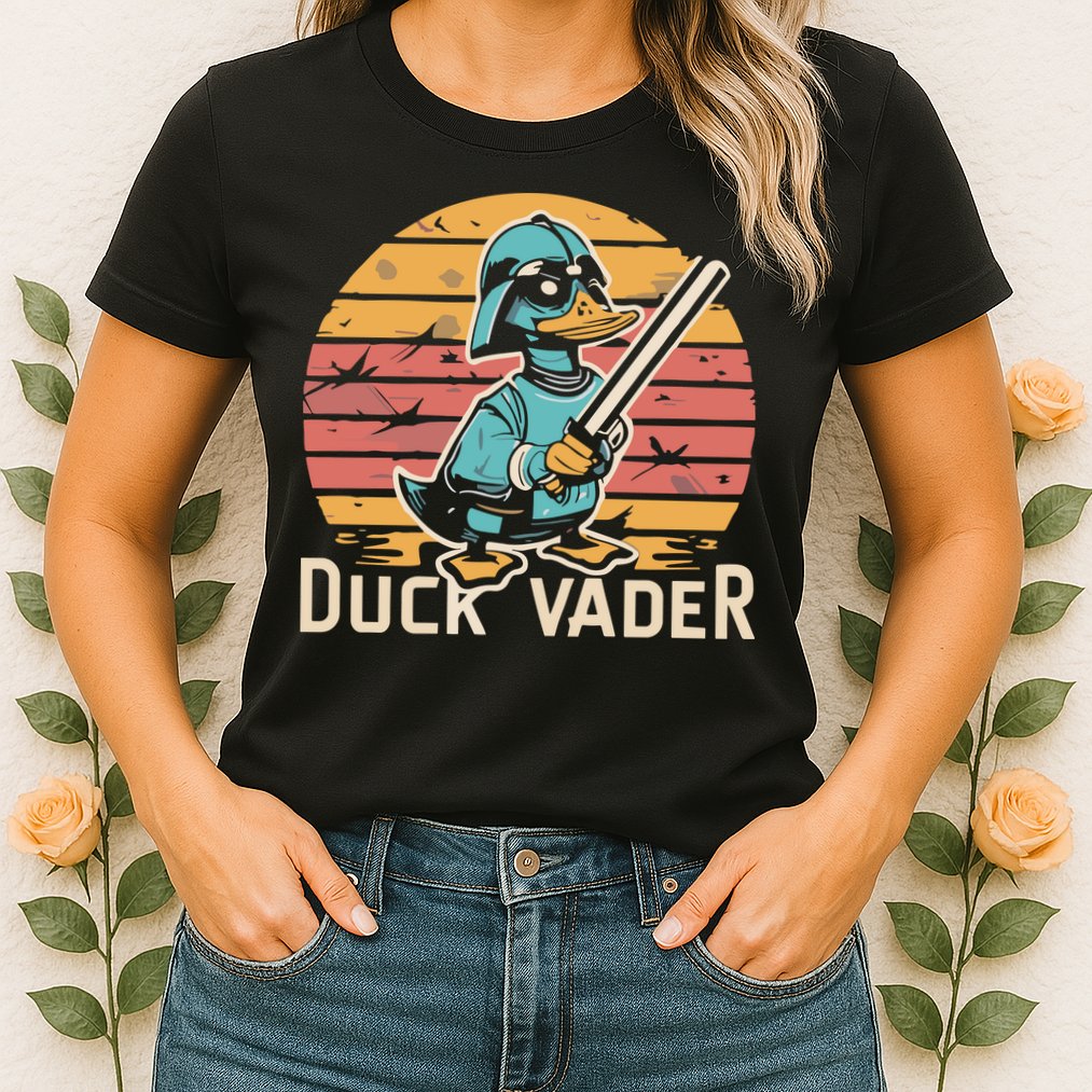 Duck Vader Womens T-Shirt