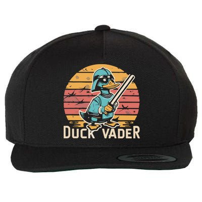 Duck Vader Wool Snapback Cap
