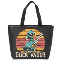 Duck Vader Zip Tote Bag