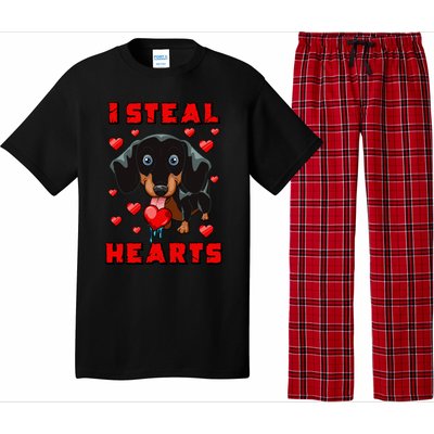 Dachshund Valentines Day Cool Gift Dog Gift Meaningful Gift Pajama Set