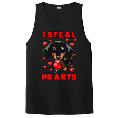 Dachshund Valentines Day Cool Gift Dog Gift Meaningful Gift PosiCharge Competitor Tank