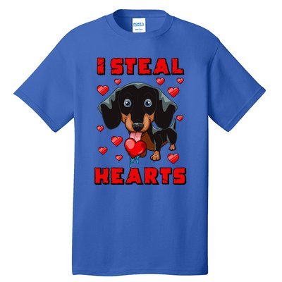 Dachshund Valentines Day Cool Gift Dog Gift Meaningful Gift Tall T-Shirt