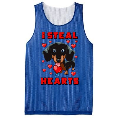 Dachshund Valentines Day Cool Gift Dog Gift Meaningful Gift Mesh Reversible Basketball Jersey Tank