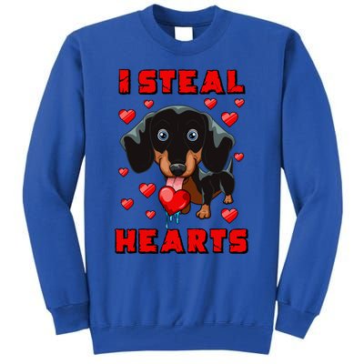 Dachshund Valentines Day Cool Gift Dog Gift Meaningful Gift Tall Sweatshirt