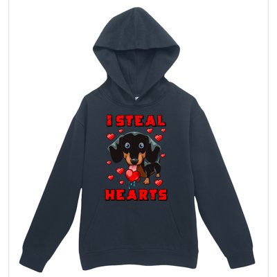 Dachshund Valentines Day Cool Gift Dog Gift Meaningful Gift Urban Pullover Hoodie