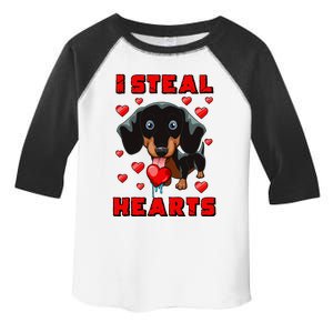 Dachshund Valentines Day Cool Gift Dog Gift Meaningful Gift Toddler Fine Jersey T-Shirt