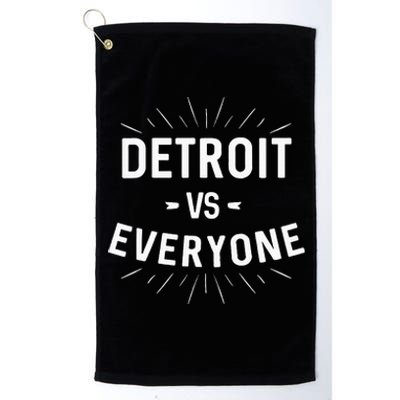 Detroit Vs Everyone Platinum Collection Golf Towel