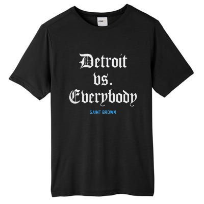 Detroit Vs Everybodyy Brown Tall Fusion ChromaSoft Performance T-Shirt