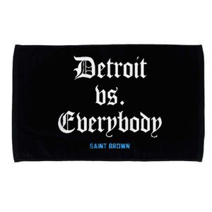 Detroit Vs Everybodyy Brown Microfiber Hand Towel