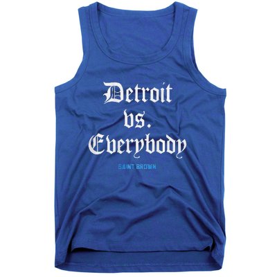 Detroit Vs Everybodyy Brown Tank Top