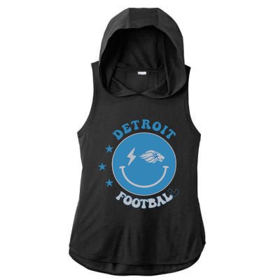 Detroit Versus Everyone Ladies PosiCharge Tri-Blend Wicking Draft Hoodie Tank