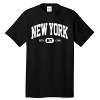 Distressed Vintage Established New York Ny Souvenir Tall T-Shirt