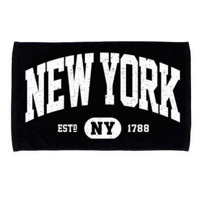 Distressed Vintage Established New York Ny Souvenir Microfiber Hand Towel