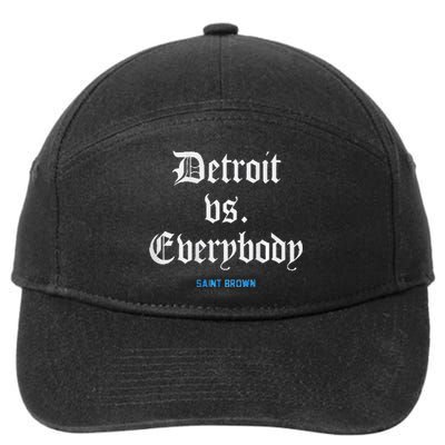 Detroit Vs Everybodyy Brown 7-Panel Snapback Hat