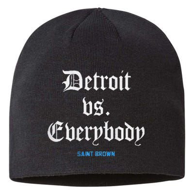 Detroit Vs Everybodyy Brown Sustainable Beanie