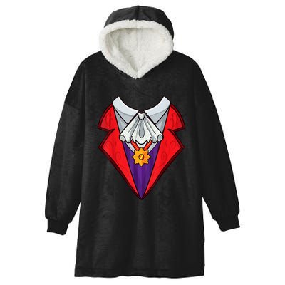 Dracula Vampire Funny Halloween Costume Cosplay Tuxedo Retro Hooded Wearable Blanket