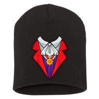 Dracula Vampire Funny Halloween Costume Cosplay Tuxedo Retro Short Acrylic Beanie