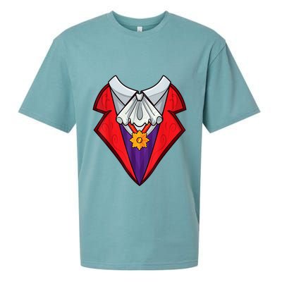 Dracula Vampire Funny Halloween Costume Cosplay Tuxedo Retro Sueded Cloud Jersey T-Shirt