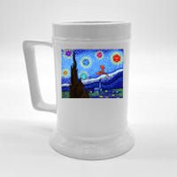 Dungeons Van Gogh Starry Night D20 Dragons Beer Stein