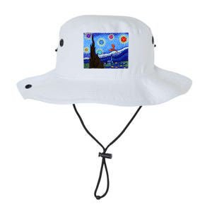 Dungeons Van Gogh Starry Night D20 Dragons Legacy Cool Fit Booney Bucket Hat