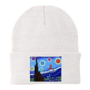 Dungeons Van Gogh Starry Night D20 Dragons Knit Cap Winter Beanie