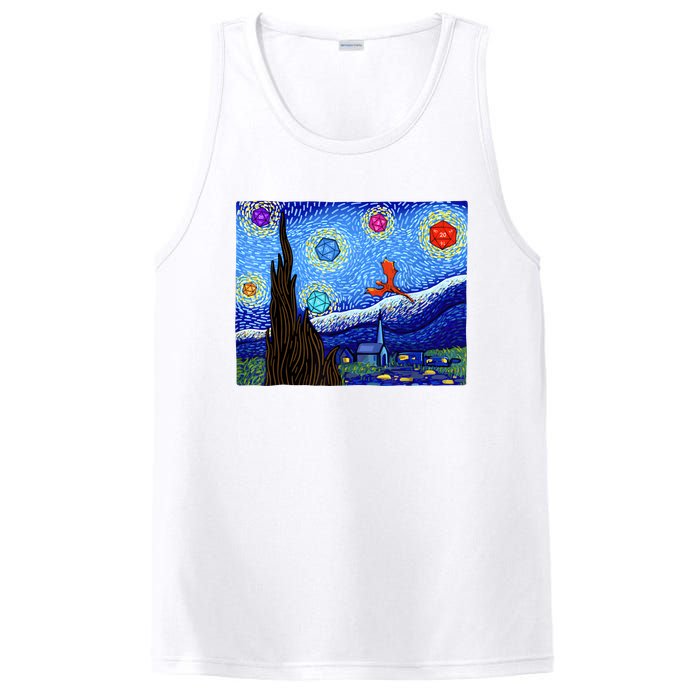 Dungeons Van Gogh Starry Night D20 Dragons PosiCharge Competitor Tank