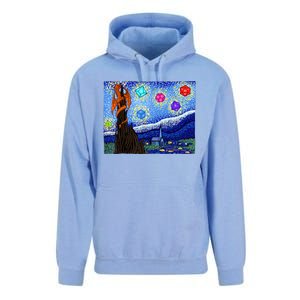 Dungeons Van Gogh Starry Night D20 Dragons Unisex Surf Hoodie