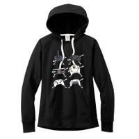 Dabbing Video Game Controllers Funny Boys Gamer Dab Women's Fleece Hoodie