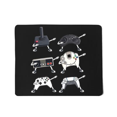 Dabbing Video Game Controllers Funny Boys Gamer Dab Mousepad