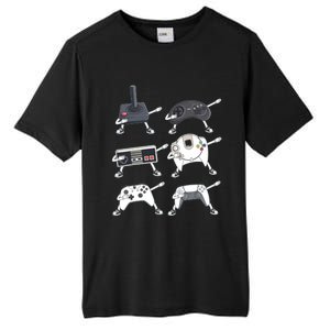 Dabbing Video Game Controllers Funny Gamer Dab Tall Fusion ChromaSoft Performance T-Shirt