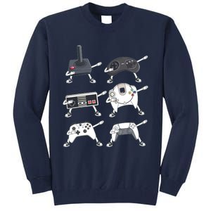 Dabbing Video Game Controllers Funny Gamer Dab Tall Sweatshirt