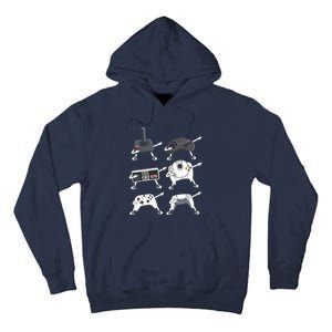 Dabbing Video Game Controllers Funny Gamer Dab Tall Hoodie