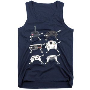 Dabbing Video Game Controllers Funny Gamer Dab Tank Top