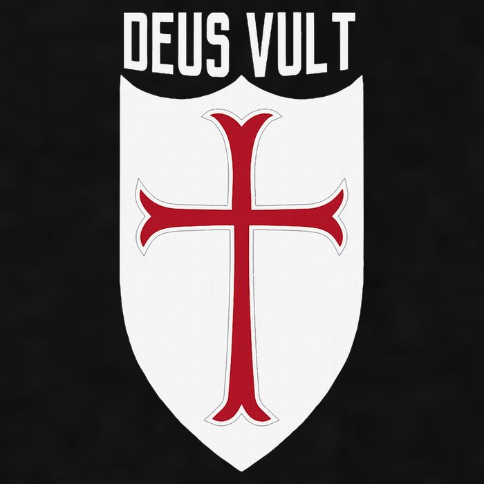 Deus Vult God Wills It Crusader Meme Ladies PosiCharge Tri-Blend Wicking Tank