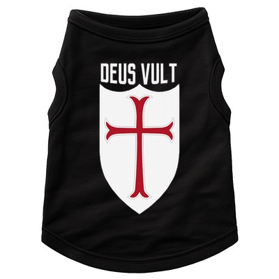 Deus Vult God Wills It Crusader Meme Doggie Tank