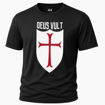 Deus Vult God Wills It Crusader Meme Performance Shirt