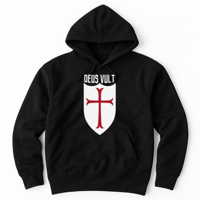 Deus Vult God Wills It Crusader Meme Hoodie