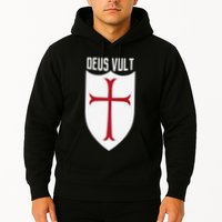 Deus Vult God Wills It Crusader Meme Hoodie