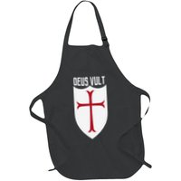 Deus Vult God Wills It Crusader Meme Apron