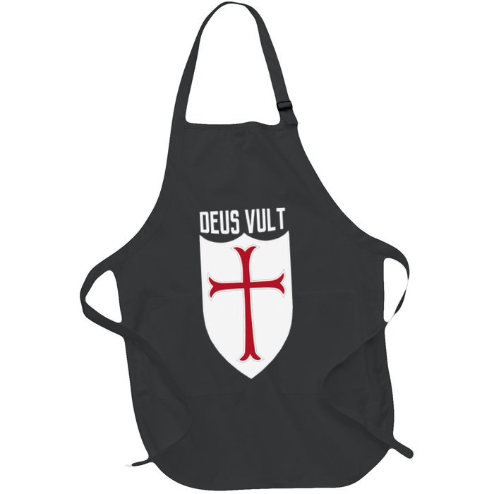 Deus Vult God Wills It Crusader Meme Apron