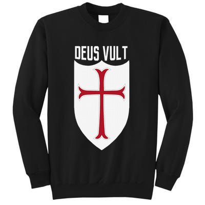 Deus Vult God Wills It Crusader Meme Sweatshirt