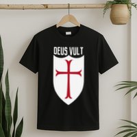 Deus Vult God Wills It Crusader Meme T-Shirt