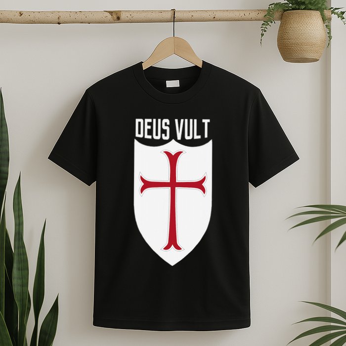 Deus Vult God Wills It Crusader Meme T-Shirt