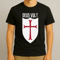 Deus Vult God Wills It Crusader Meme T-Shirt