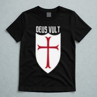 Deus Vult God Wills It Crusader Meme T-Shirt