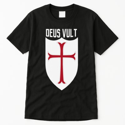 Deus Vult God Wills It Crusader Meme Tall T-Shirt